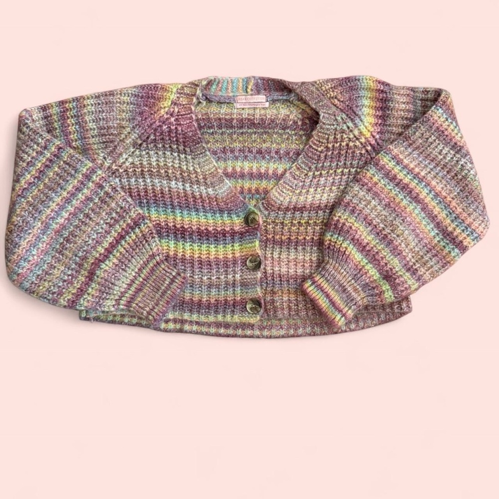 Urban Outfitters Pastel Striped Cardigan